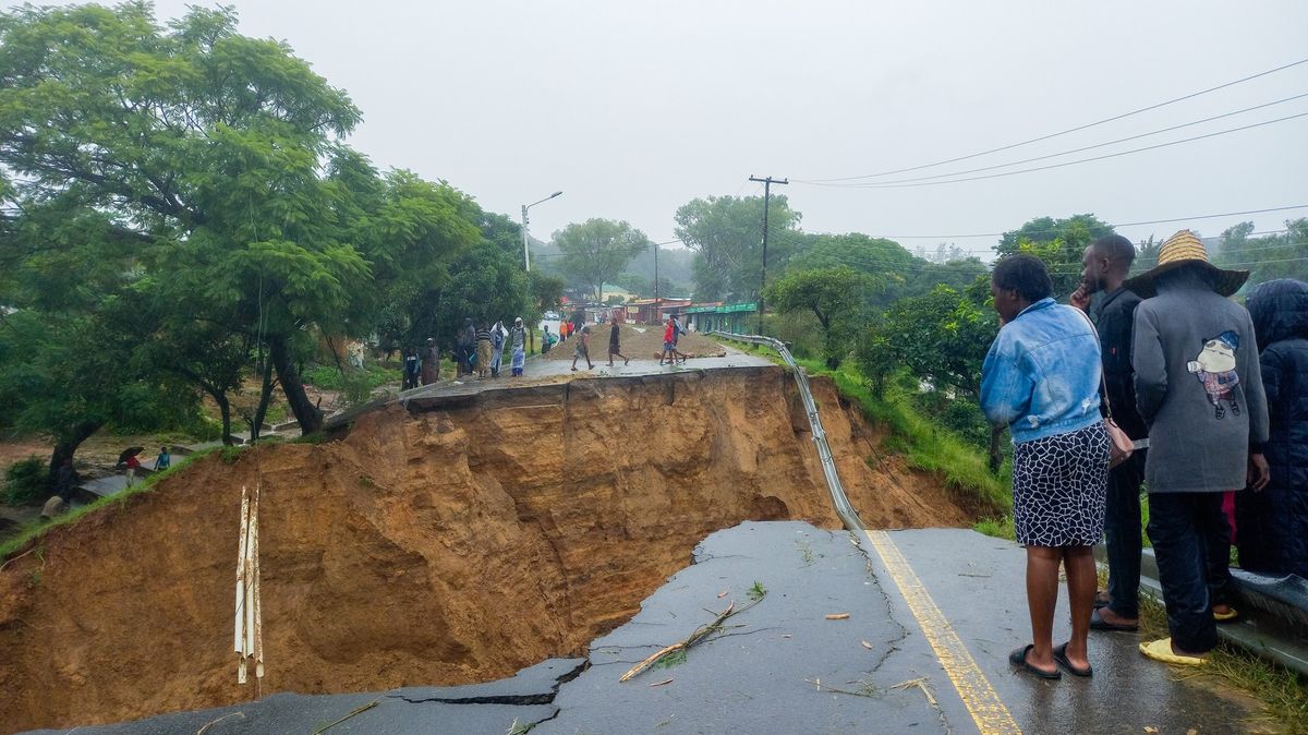 Fotky z Malawi ukazují, jakou spoušť dokáže napáchat tropický cyklon